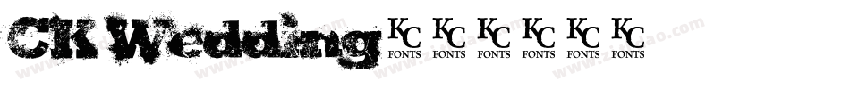 CK Wedding字体转换